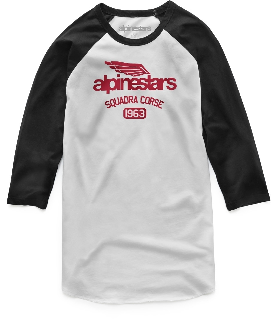 Alpinestars Winged Team Longsleeve white/black L Figure 1