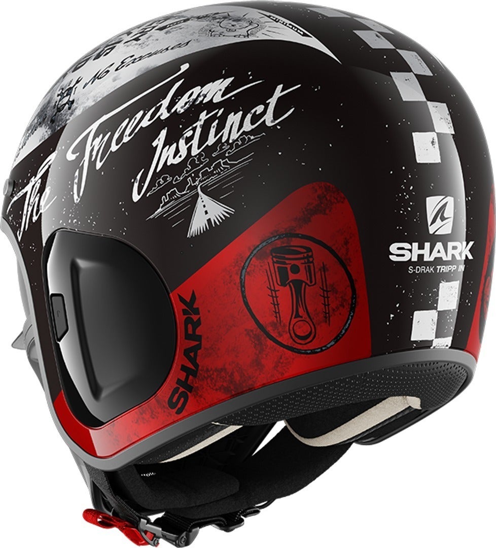 Shark S-Drak 2 Tripp In Jet Helma černobílá M (57/58) Obrázek 3