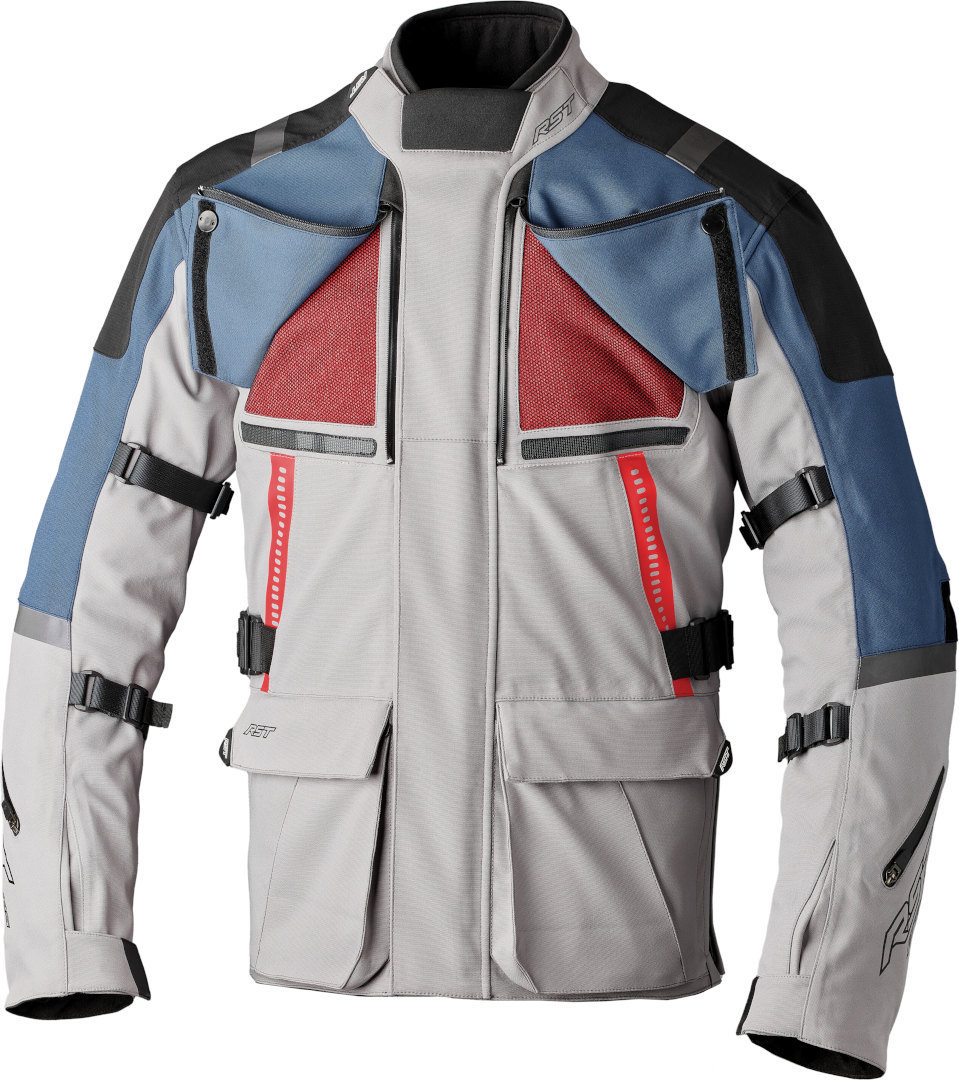 RST Pro Series Vulcan Motorrad Textil Jacke silber/blau 5XL Abbildung 2