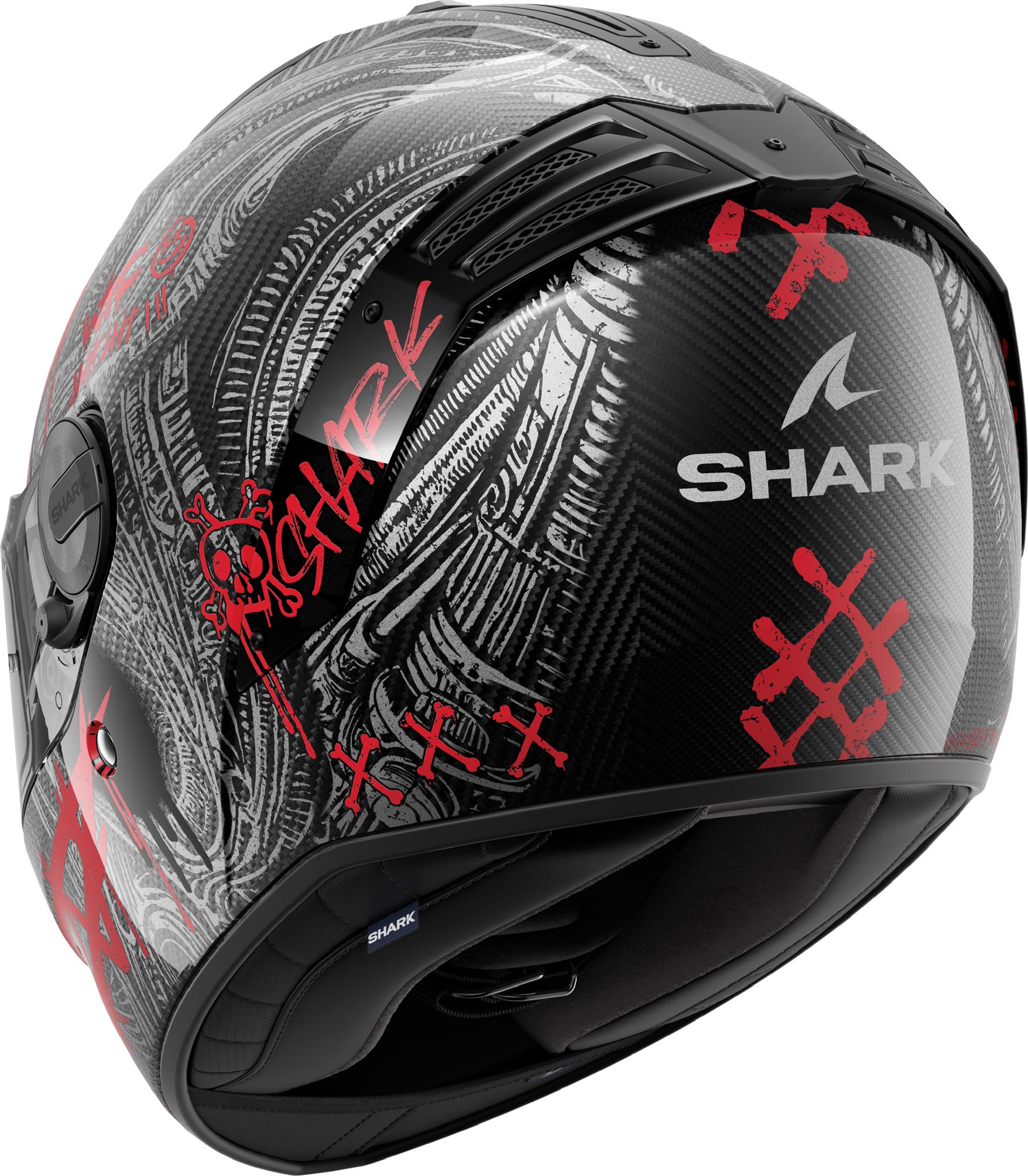 Shark Spartan RS Shiever Carbon Casque noir/carbone/rouge XL (61/62) Figure 2