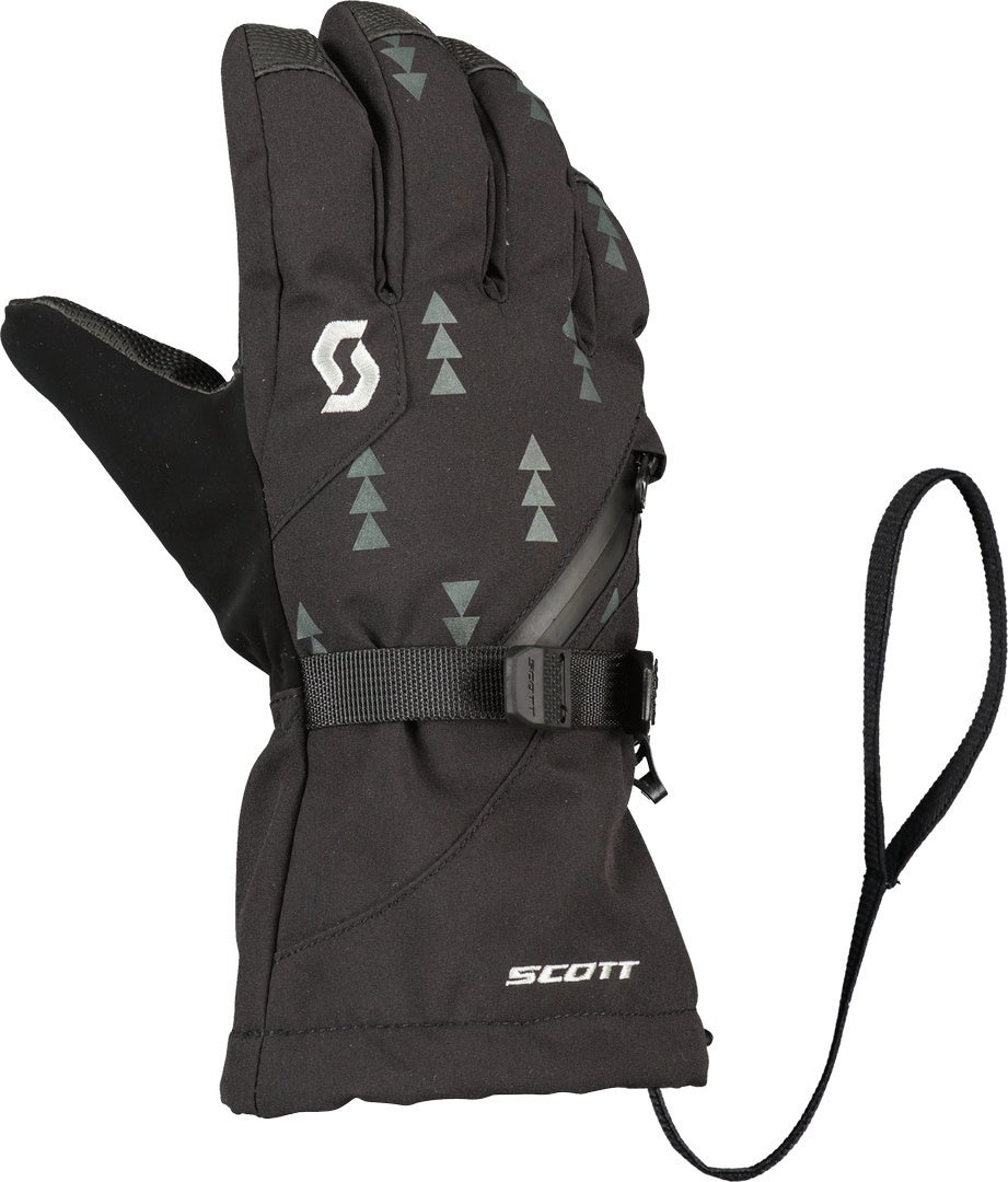 Scott Ultimate Premium Luvas Snowmobile Crianças preto/cinza M Figura 1