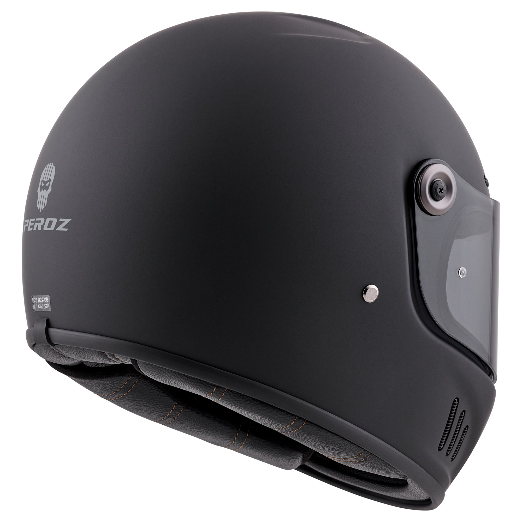 Peroz Tayi Integralhelm schwarz matt 2XL Abbildung 2