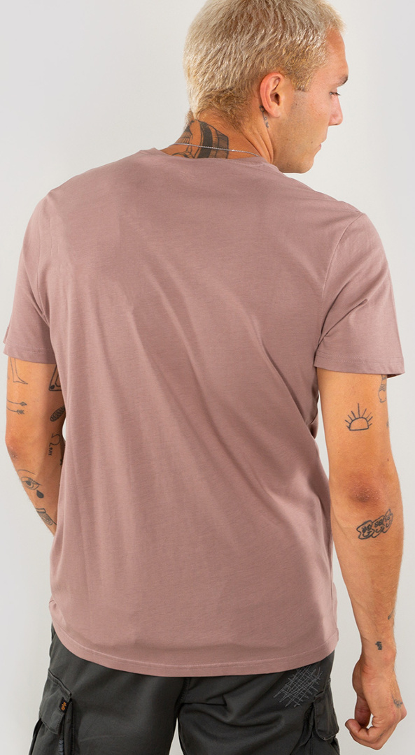 Alpha Industries Basic T Small Logo T-Shirt rosa L Abbildung 2