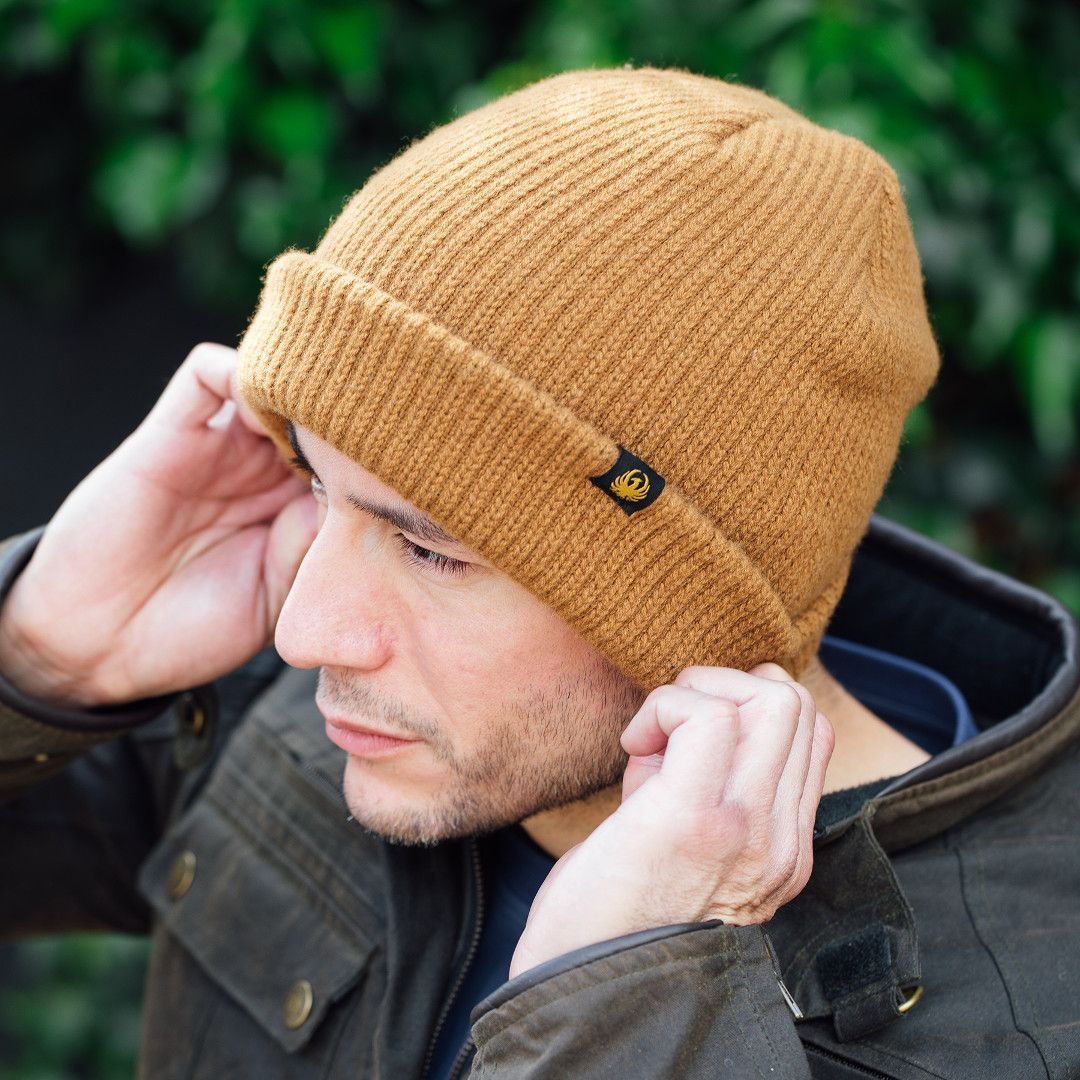 Merlin Moseley Merino Beanie portocaliu Figura 2
