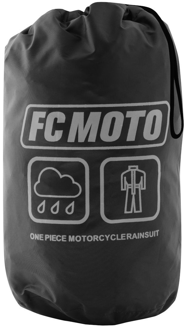 FC-Moto Rain One Piece Motorcycle Rain Suit black L Figure 3