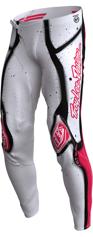 Troy Lee Designs SE Ultra Membrane Pants - Vit/Infrarött Figur 2