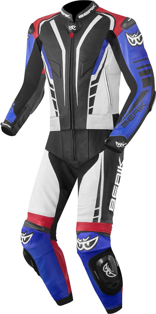 Berik XR-Ace Dwuczęściowy skórzany kombinezon motocyklowy /biały/czerwony/niebieski 50 Rysunek 1