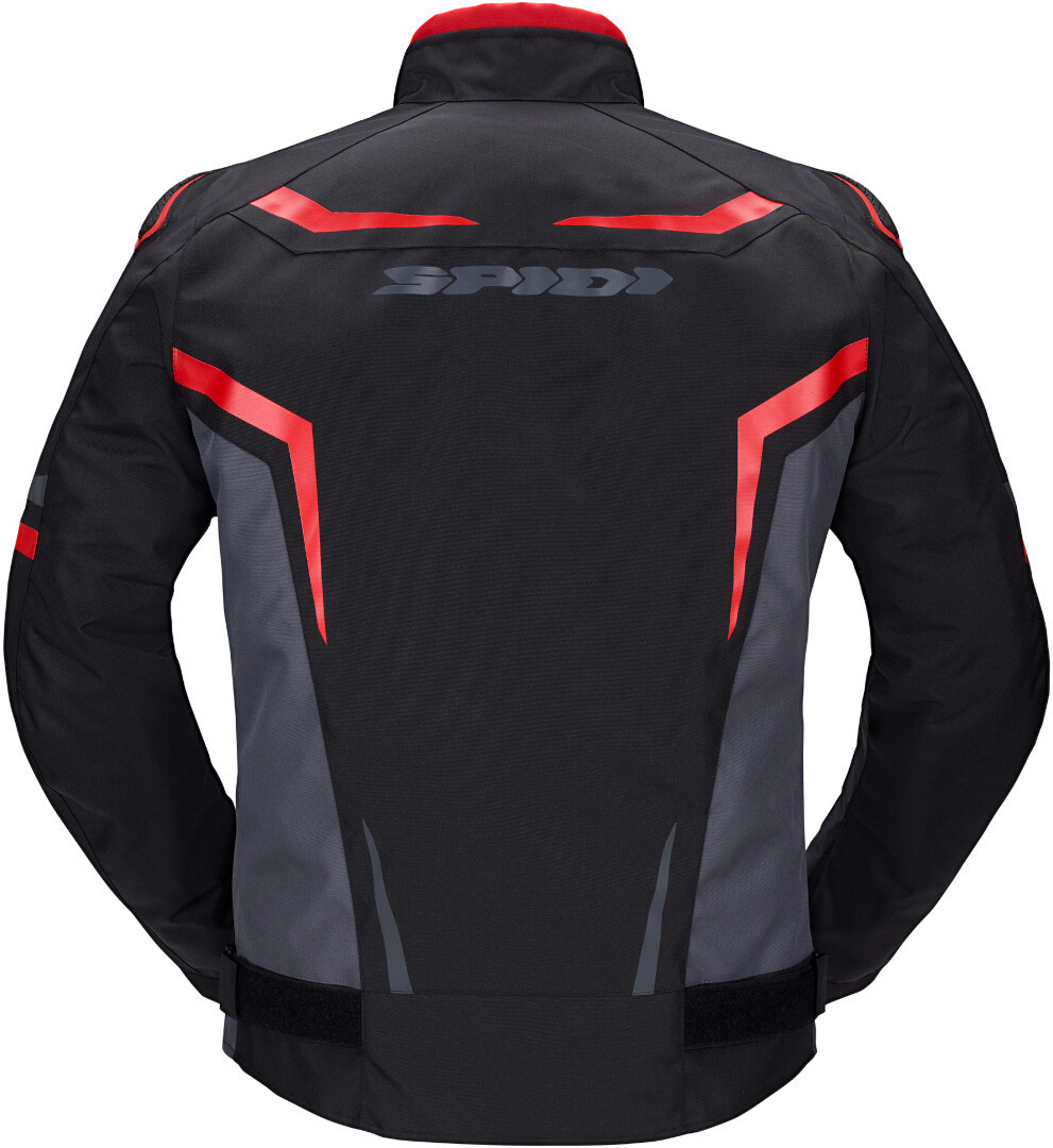 Spidi Race-Evo H2Out Motorcycle Textile Jacket black/red M Figure 2