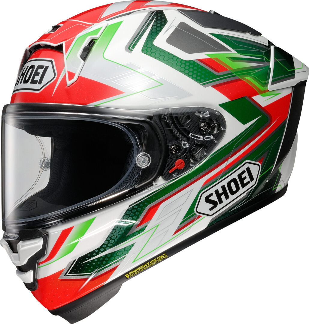 Shoei X-SPR Pro Escalate Casco rosso/verde XL (61/62) Figura 1