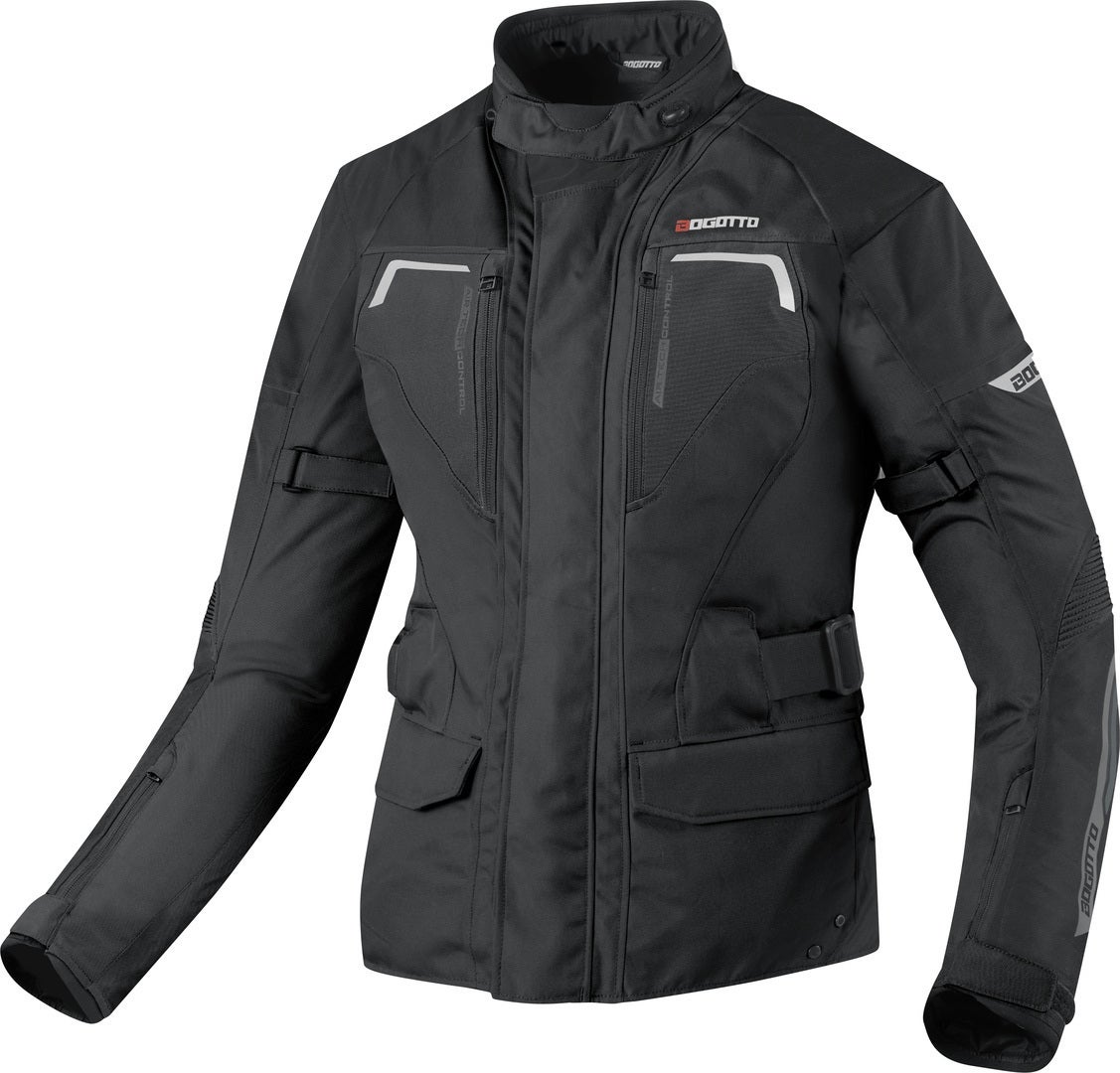 Bogotto Aveno waterproof 3in1 imperméable dames moto textile veste noir 4XL Figure 1
