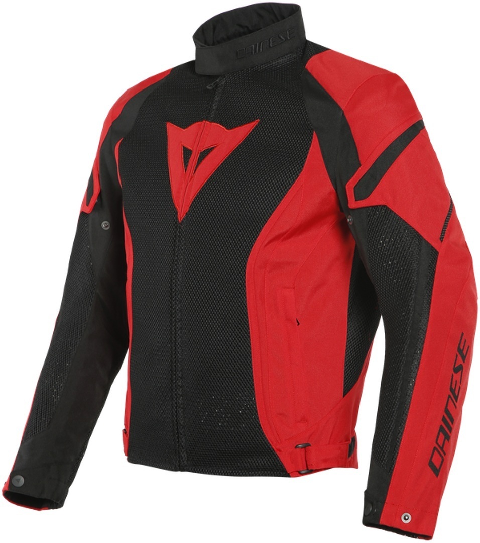 Dainese Air Crono 2 Tex Motorcycle Textile Jacket black/red 62 Figure 1