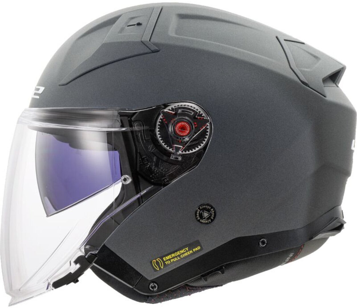 LS2 OF603 Infinity II Concrete Jet Helm XL (61/62) Figuur 1