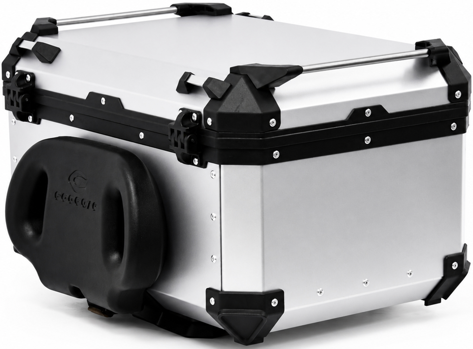 FC-Moto Terreno X PRO Keyless Alu Topcase with adjustable backrest Silver 65 Ltr. Figure 7