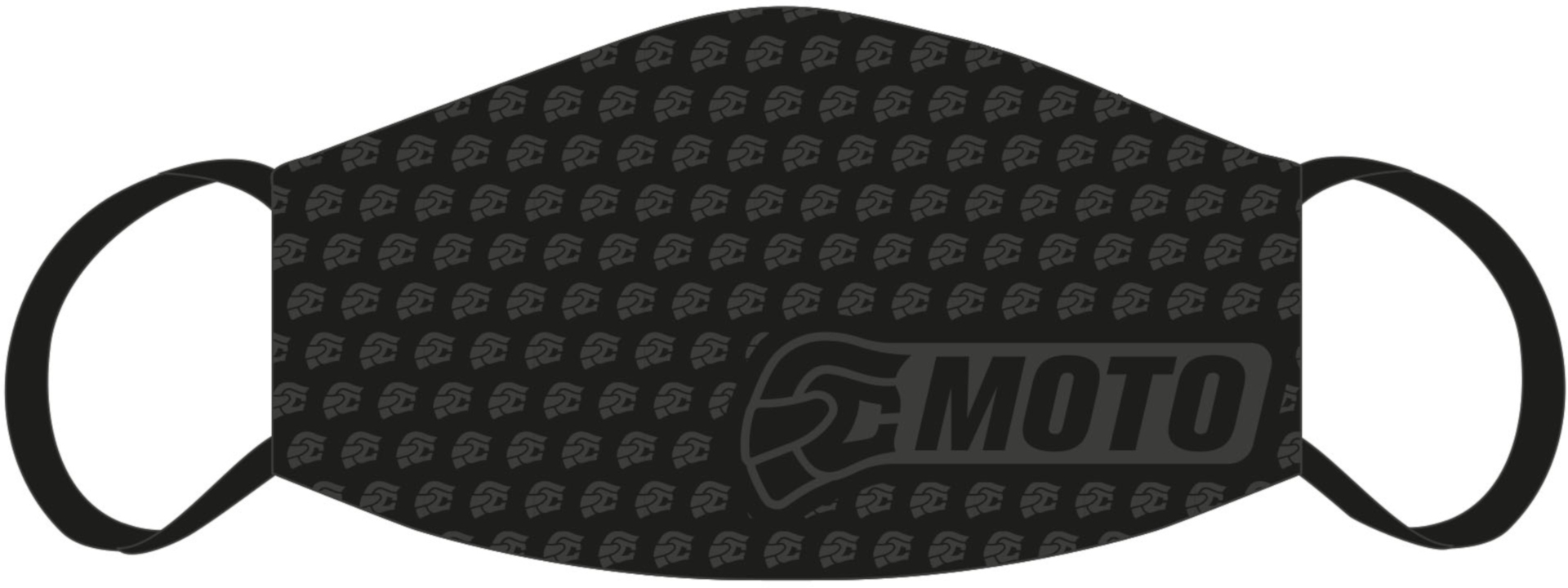 FC-Moto Mască de față negru Figura 1