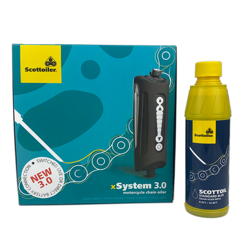 SCOTTOILER Xsystem 3.0 + 250 ml Oil Standard Blue Figura 1
