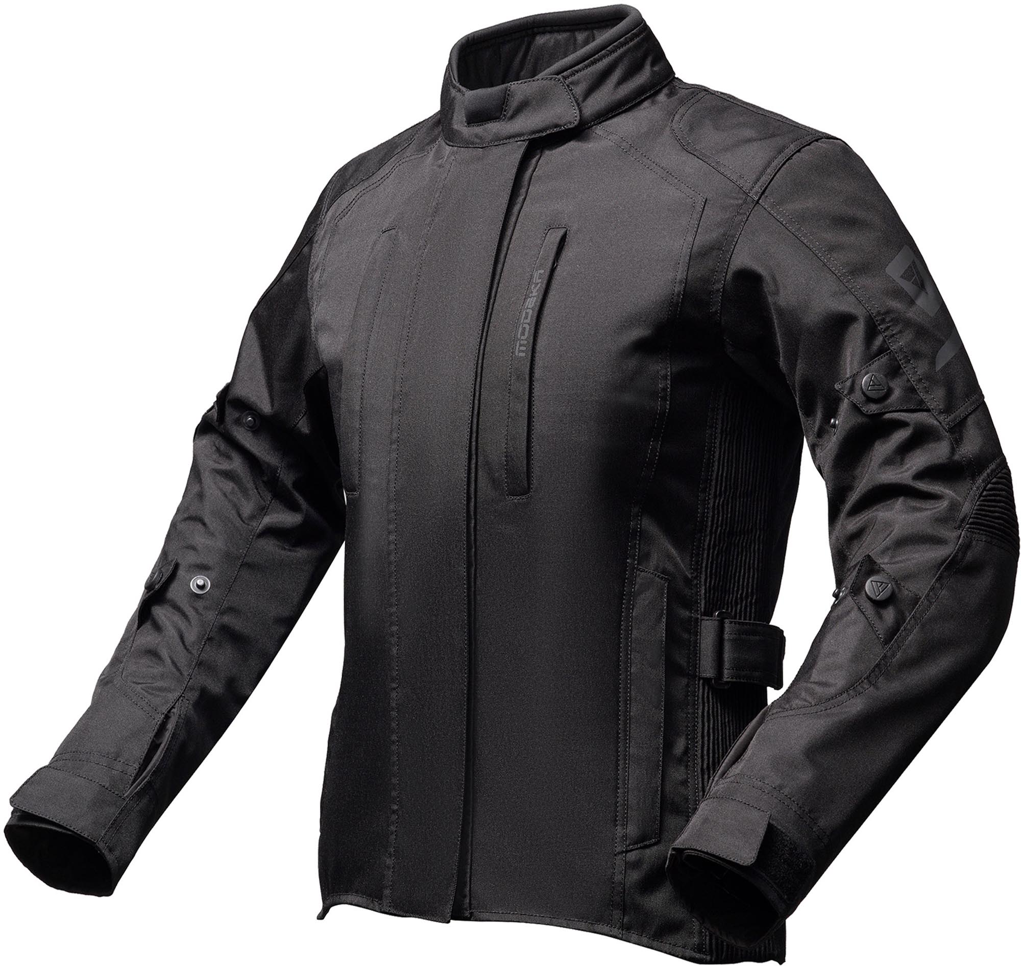 Modeka Tarex II Dames motorfiets textieljas Zwart 46 Figuur 1