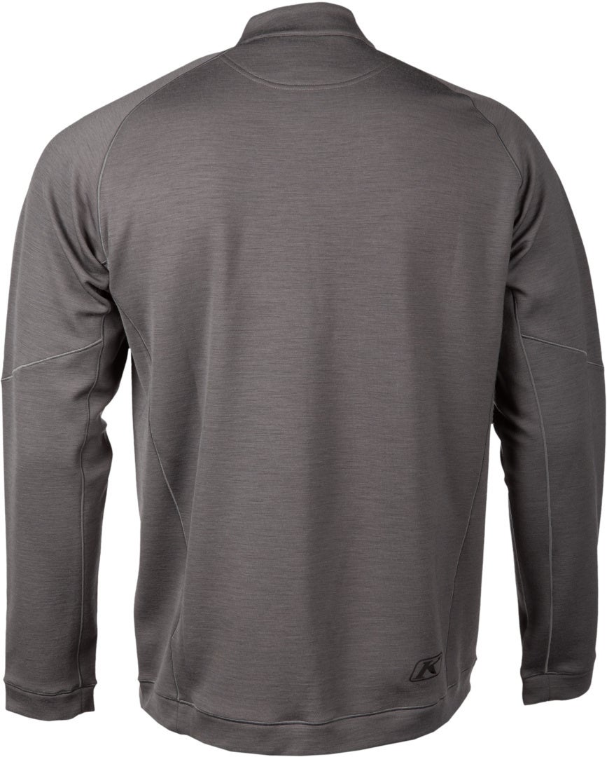 Klim Teton Merino 1/4 Zip Functioneel shirt grijs M Figuur 4