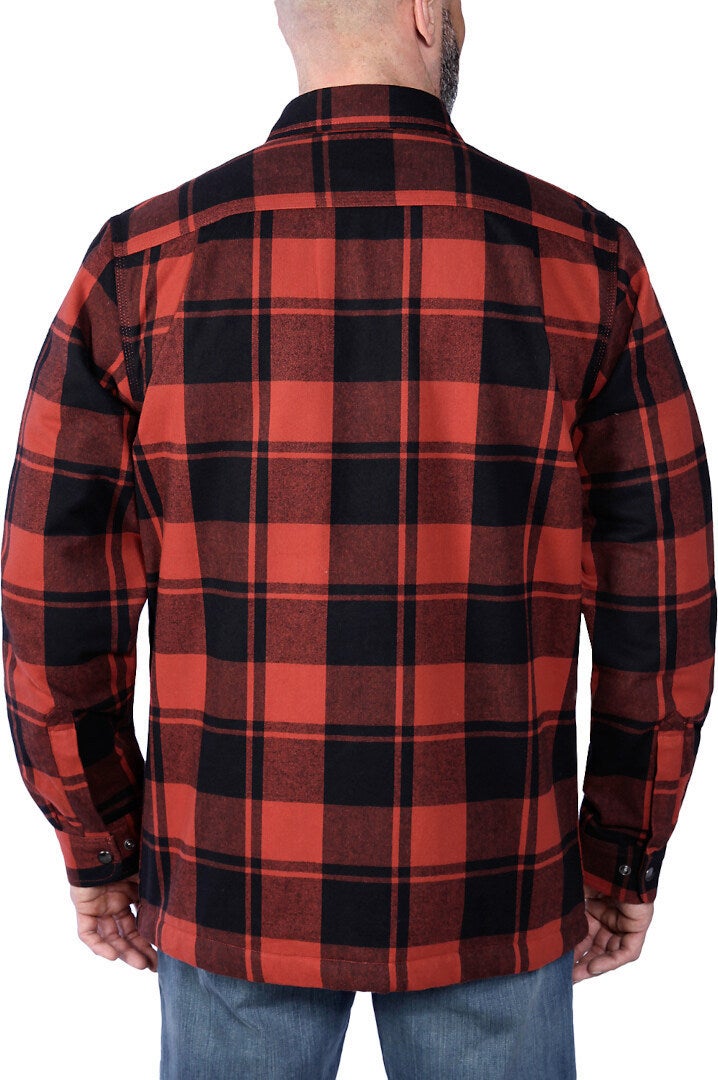 Carhartt Heavyweight Flannel Sherpa Camicia rosso XL Figura 5