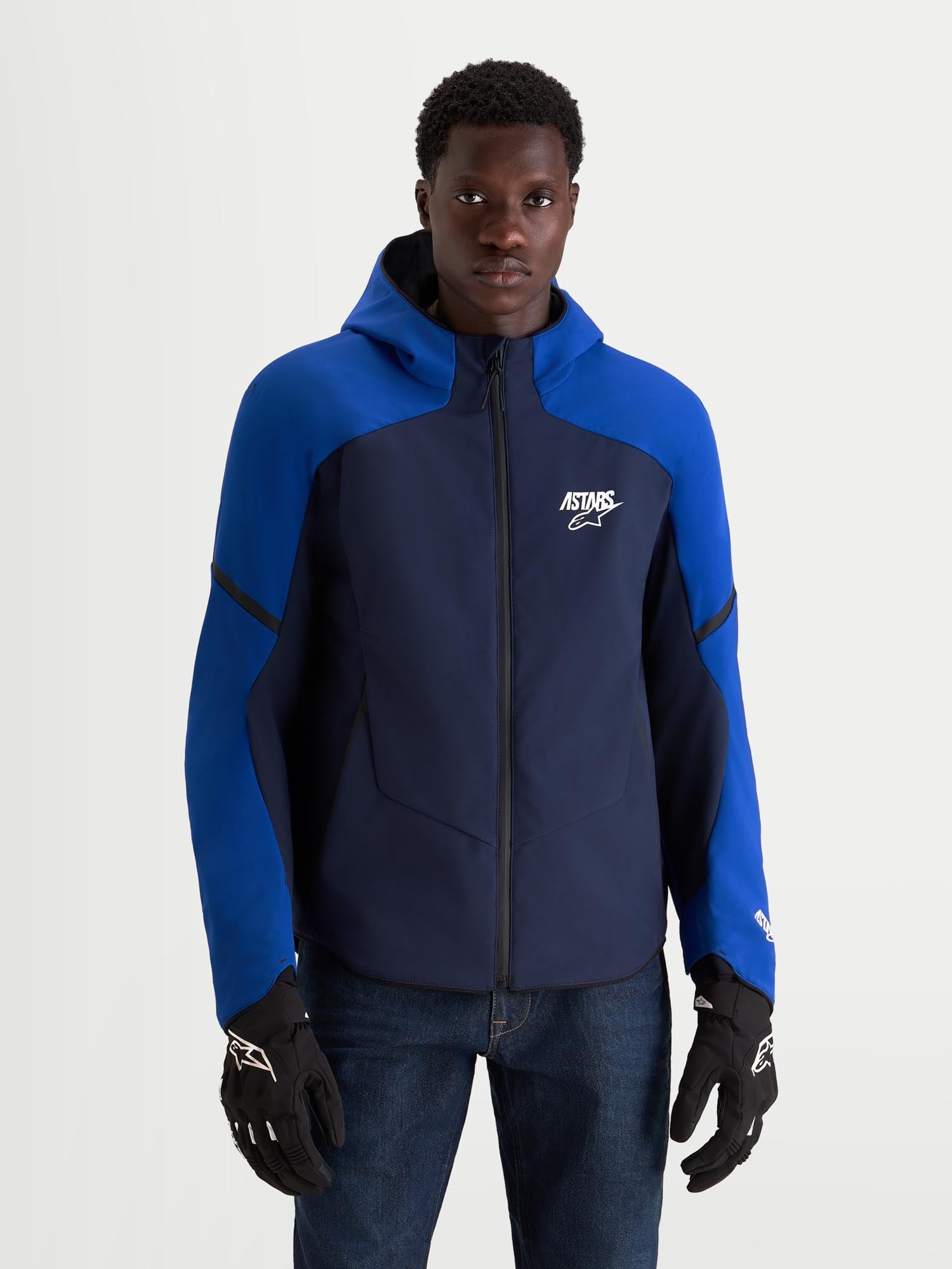 Alpinestars Aeroshel Chaqueta textil impermeable para motocicleta Azul marino M Figura 3