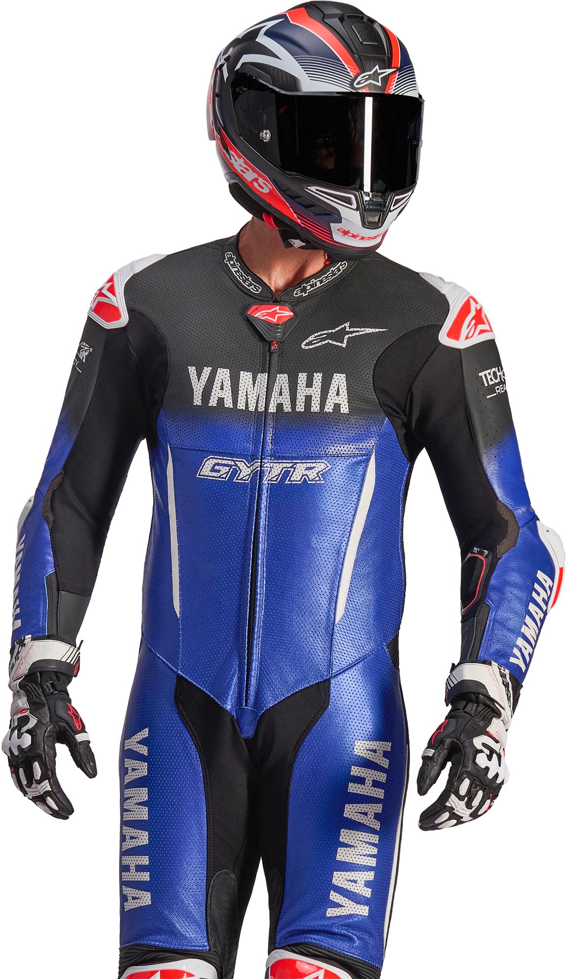 Alpinestars Yamaha GP-R7 perforated 1- Piece Motorcycle Leather Suit-image-474674061