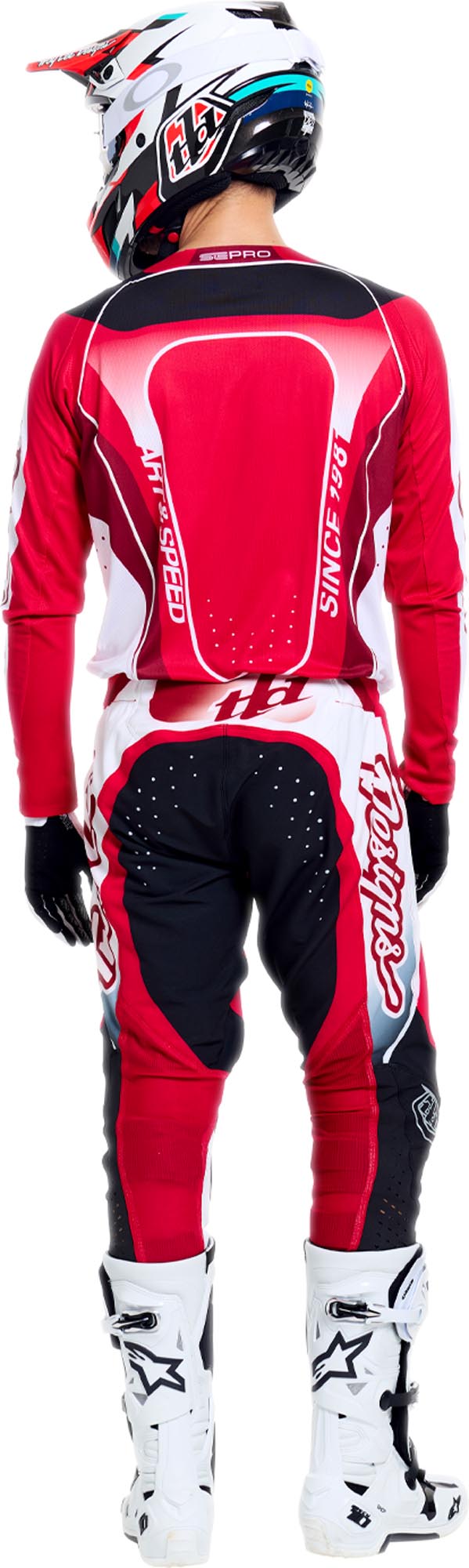 Troy Lee Designs SE Pro Salvo Motocross Pants red/white 38 Figure 17