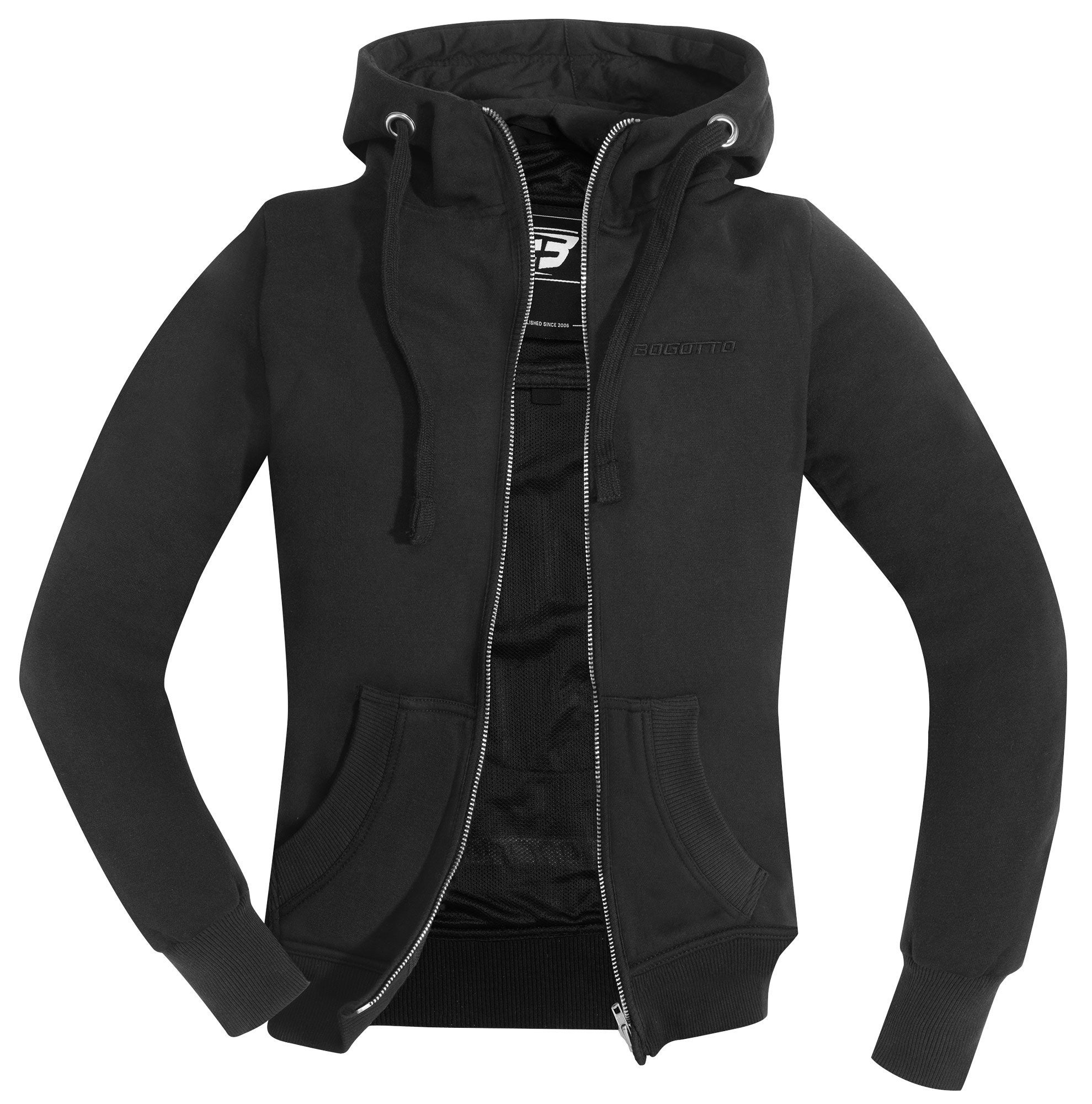 Side view of Bogotto R-Ace Ladies Motorcycle Zip Hoodie