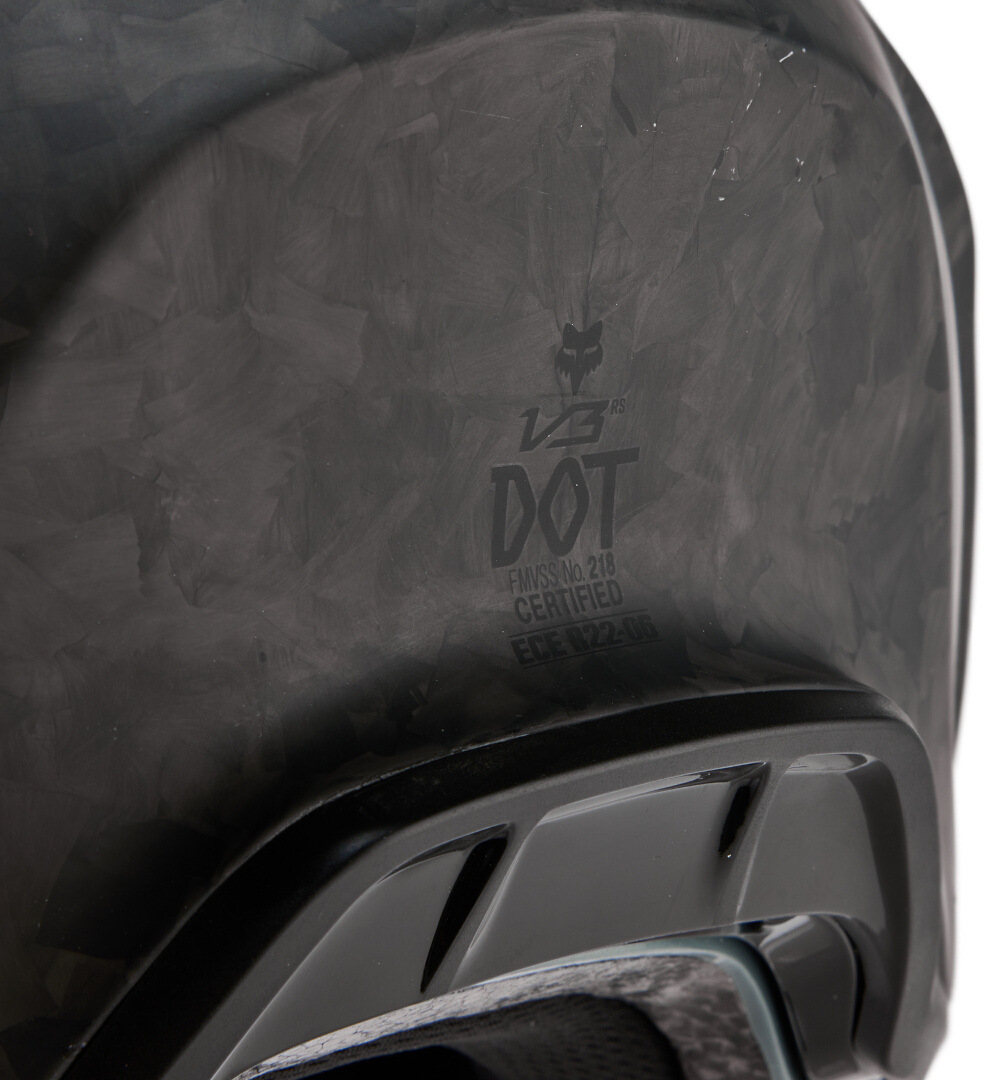 FOX V3 RS Carbon Solid MIPS Casco da motocross nero opaco XL (61/62) Figura 9