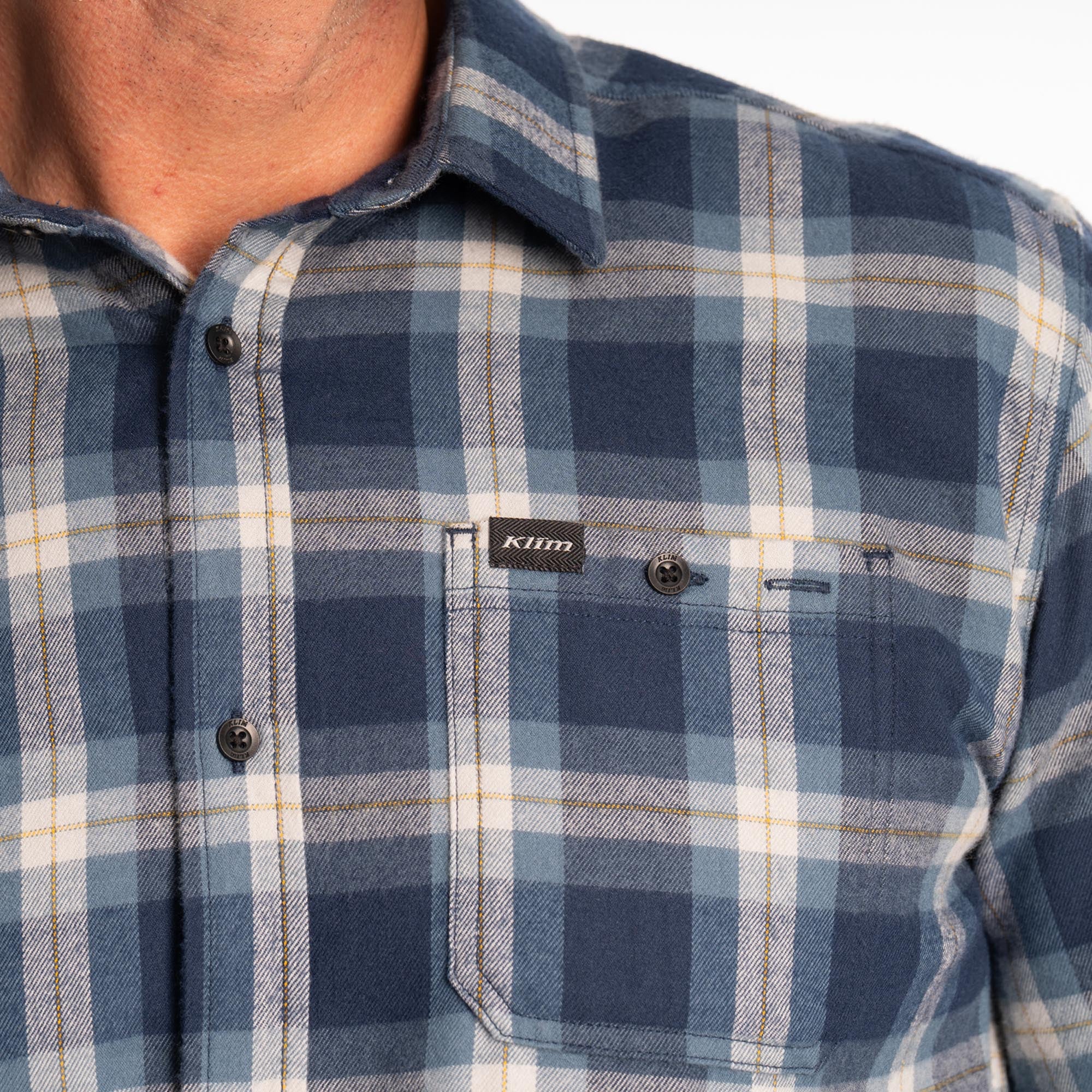 Klim Alderson Flannel Hemd blau M Abbildung 4