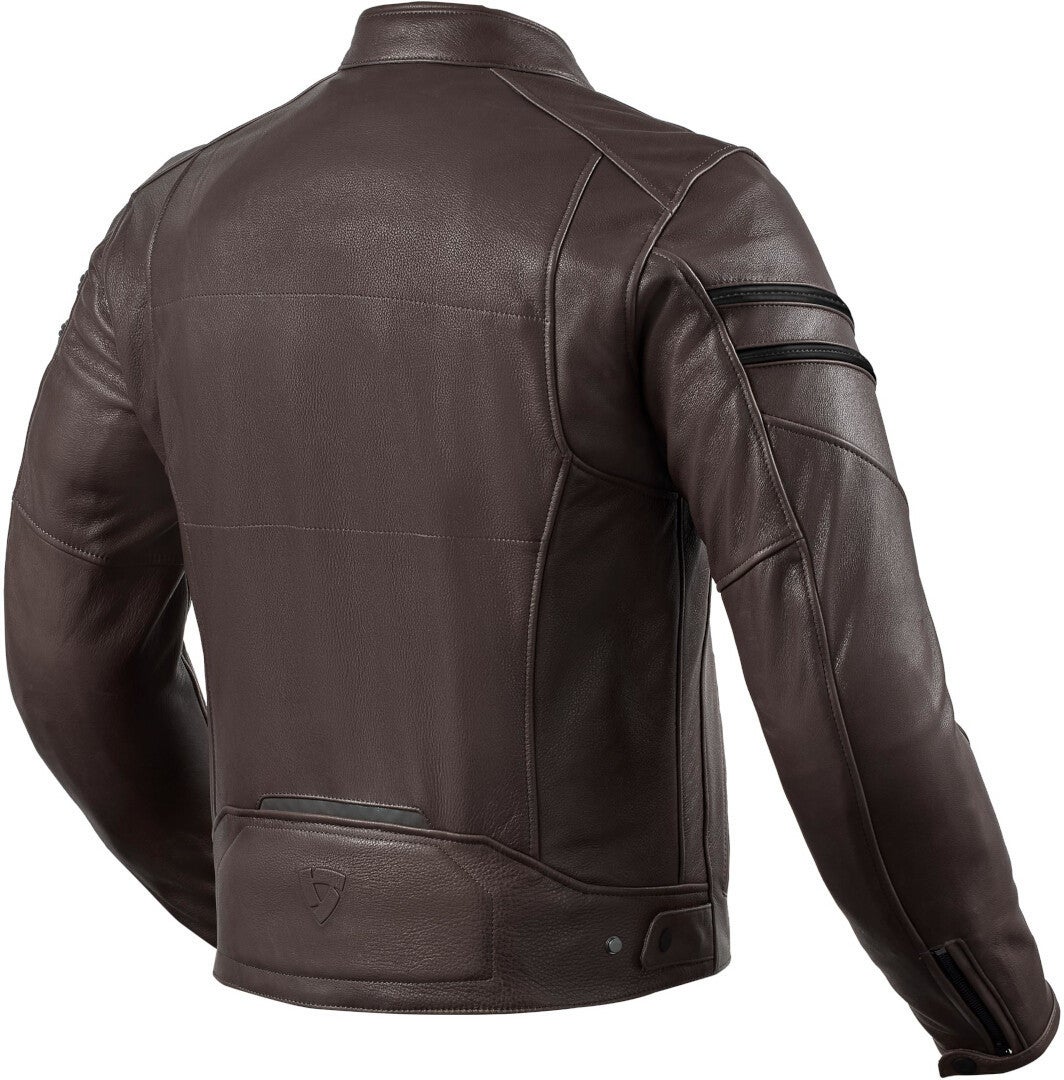 Revit Stride Motorcycle Leather Jacket brown 52 Figure 2