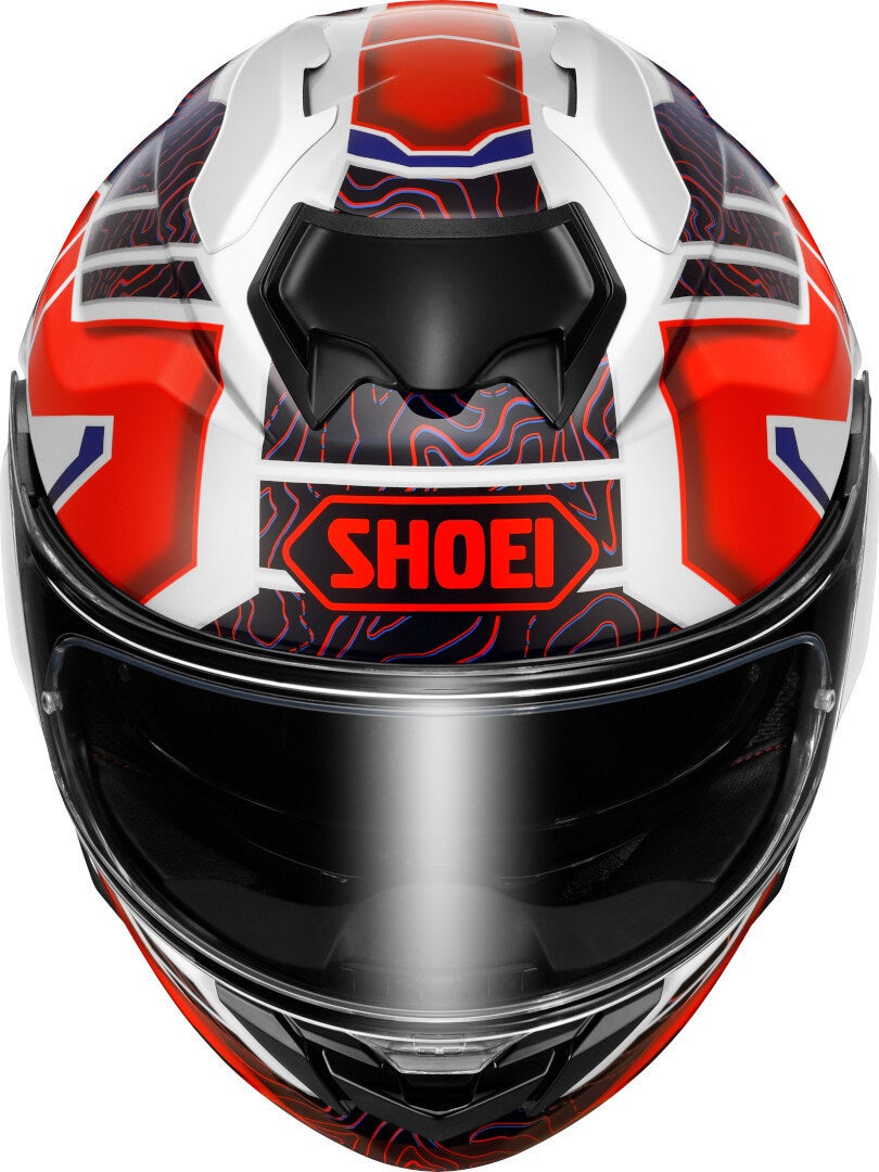 Shoei GT-Air 3 Hike Helmet white/red/blue XL (61/62) Figure 3