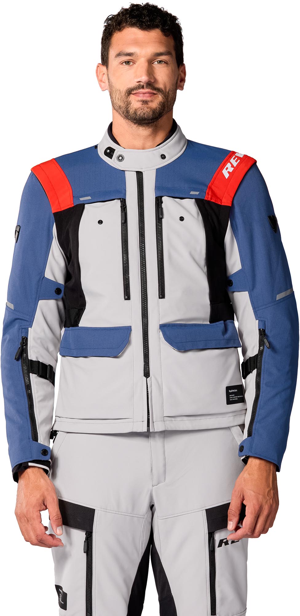 Revit Offtrack 3 H2O waterproof Motorcycle Textile Jacket blue/grey S Figure 5