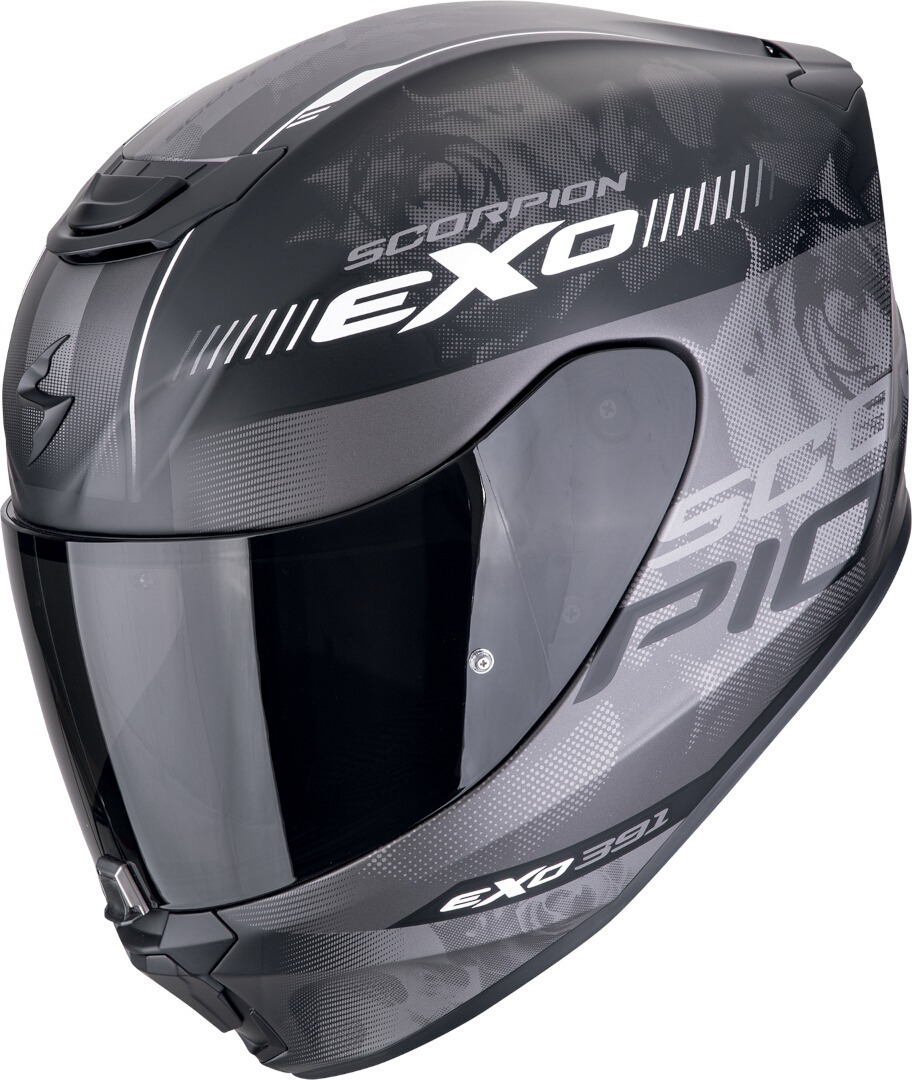 Scorpion EXO-391 Ava Hjälm Svart matt/silver XS (53/54) Figur 1