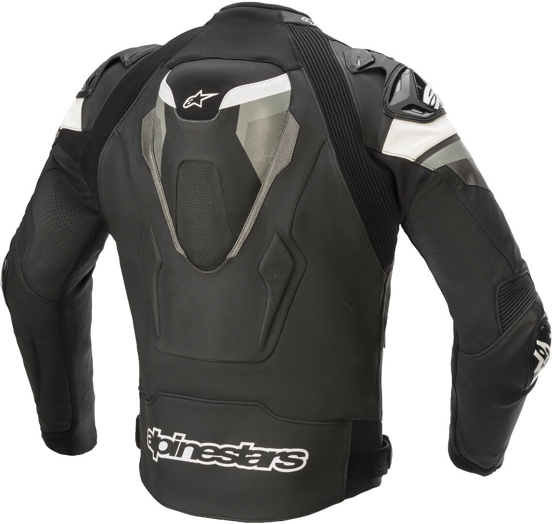Alpinestars Atem V4 Motorcycle Leather Jacket black/grey/white 54 Figure 2