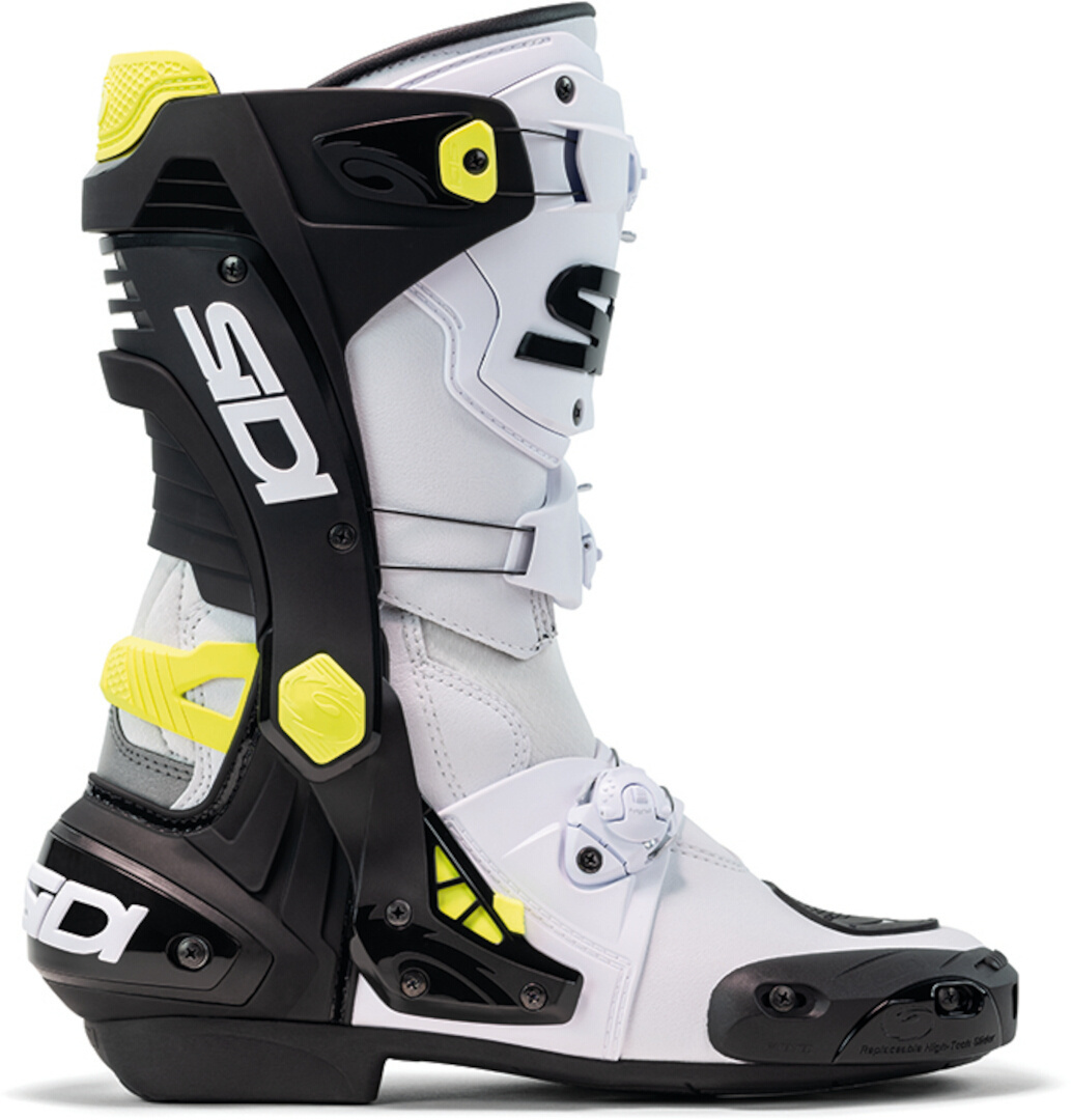 Sidi Rex Motorcycle Boots white/black/yellow 44 Figure 5