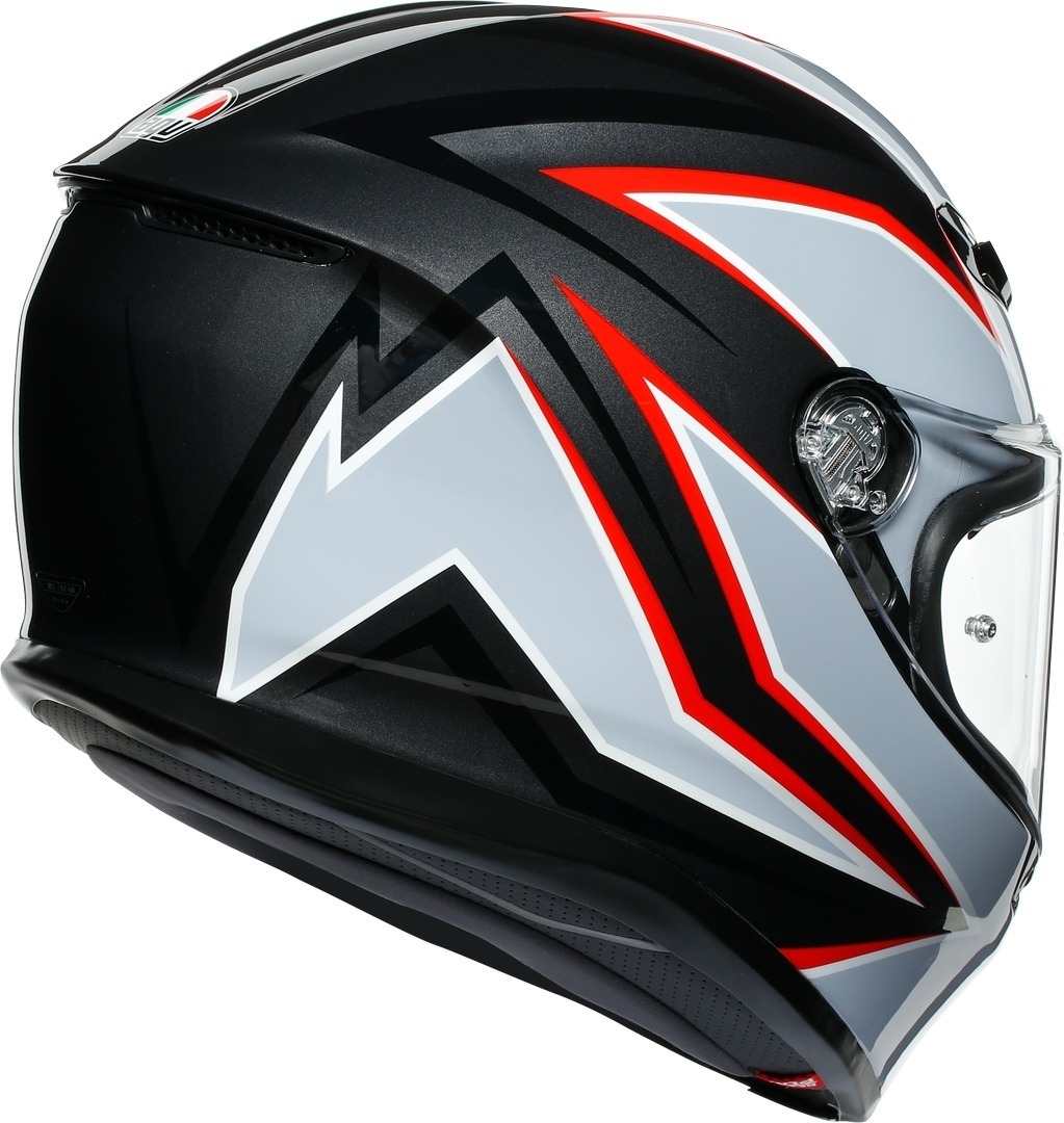 AGV K-6 Flash Helm schwarz matt/grau MS (57/58) Abbildung 3