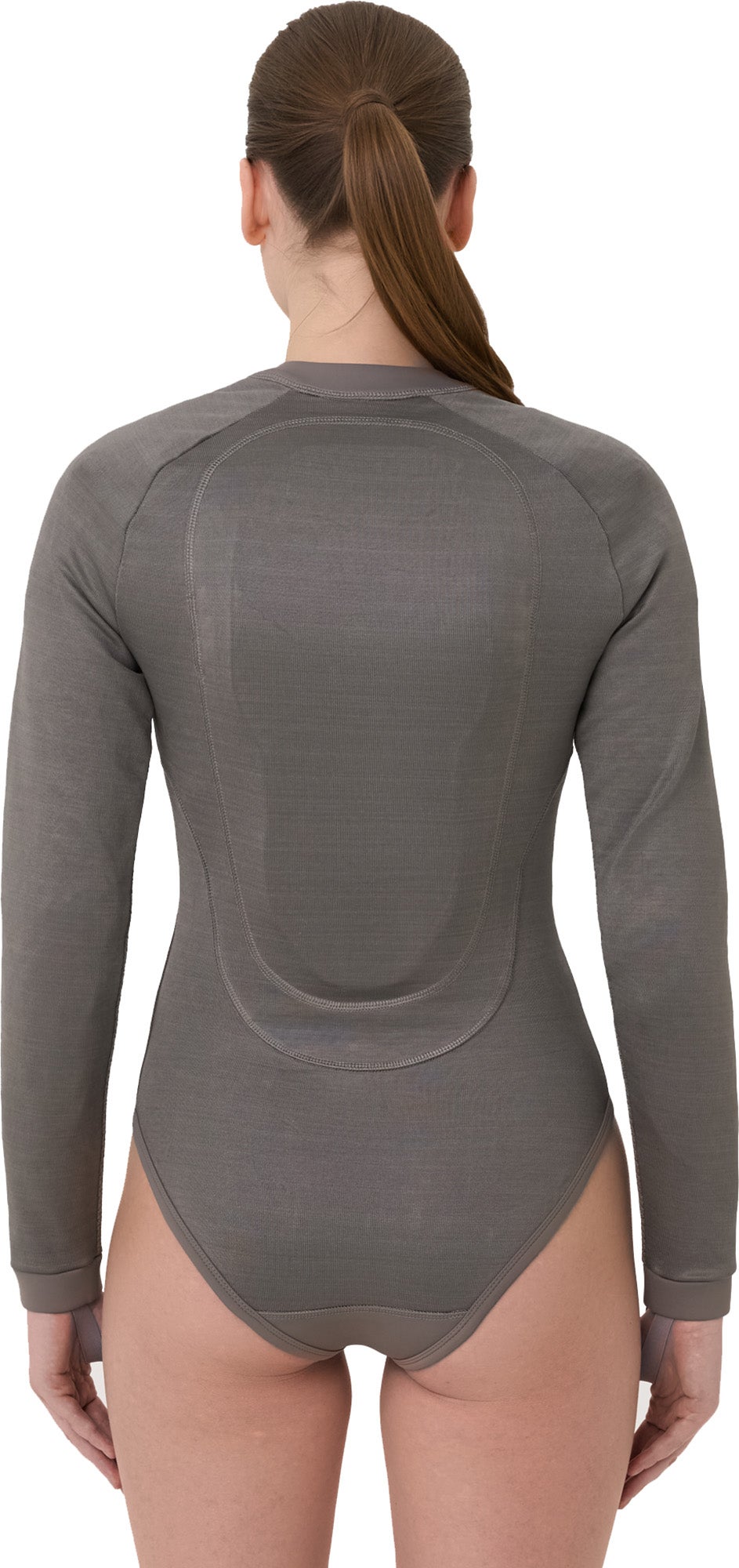 Pando Moto Bia Mesh Ladies Long Sleeve Protector Shirt light grey S Figure 4
