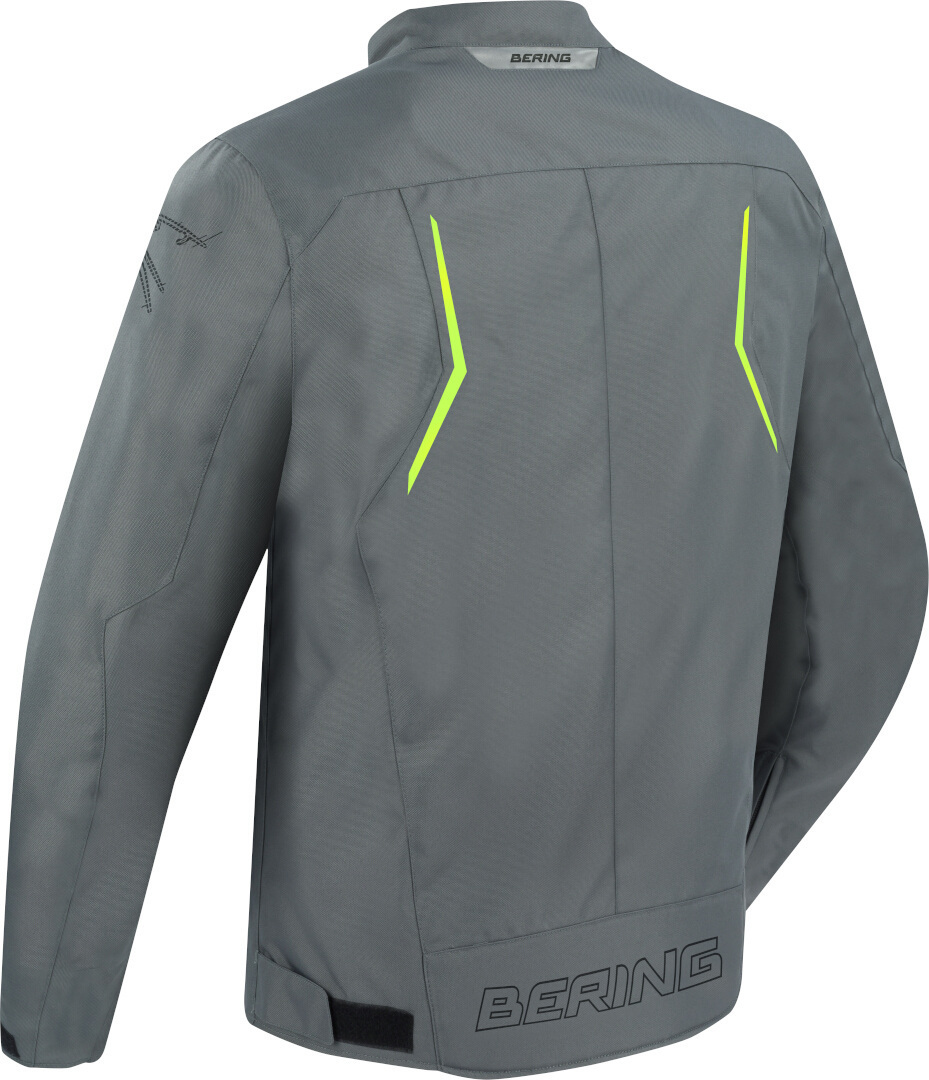 Bering Dundy Jachetă textilă impermeabilă pentru motociclete Gri deschis/neon L Figura 2