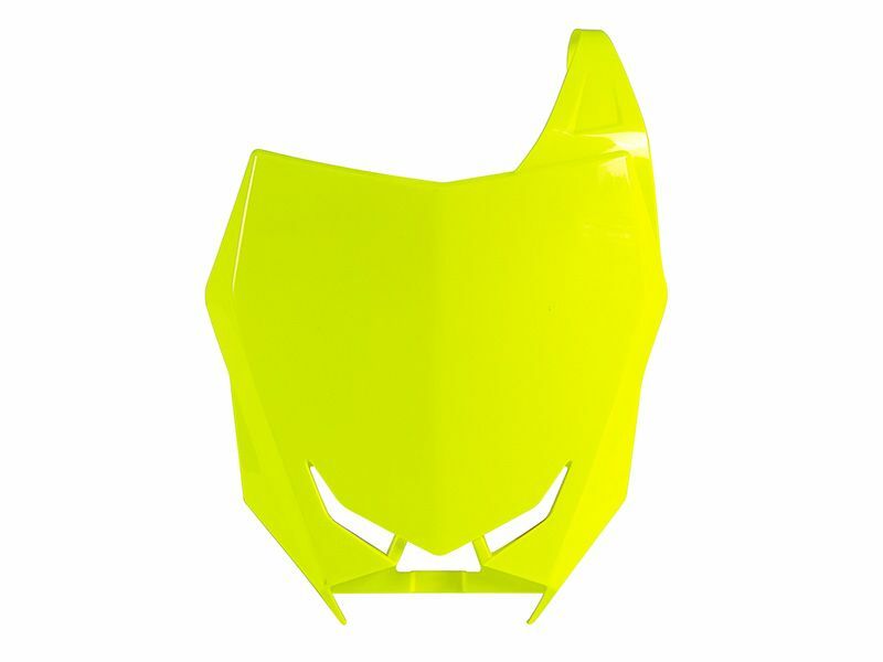Tehnic de cursă Plăcuța de număr față Galben neon Suzuki RM-Z450 Figura 1