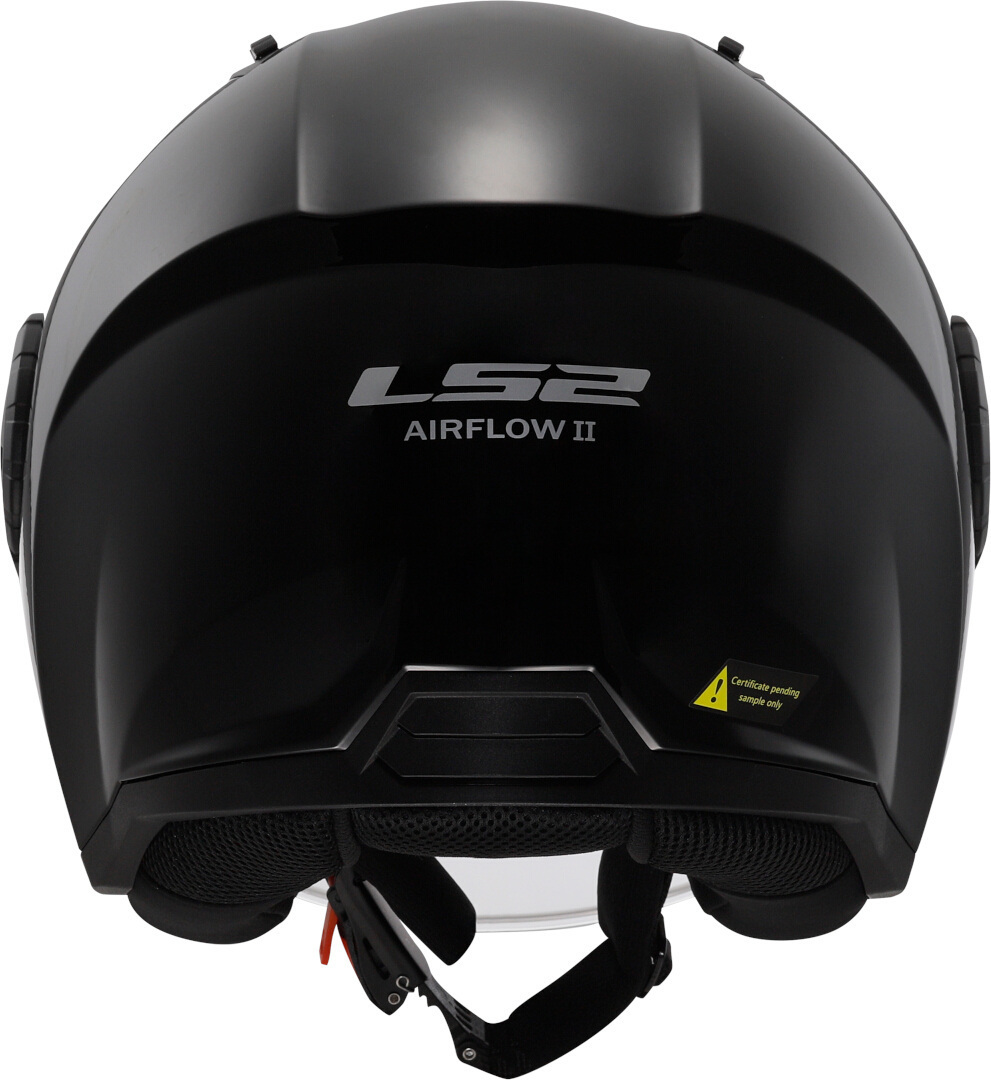 LS2 OF616 Airflow II Solid Jet-kypärä musta M (57/58) Kuva 4