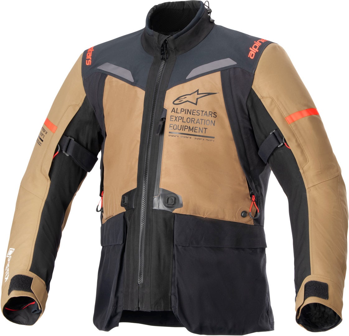 Alpinestars ST-7 2L Gore-Tex waterproof Motorcycle Textile Jacket brown/black L Figure 1