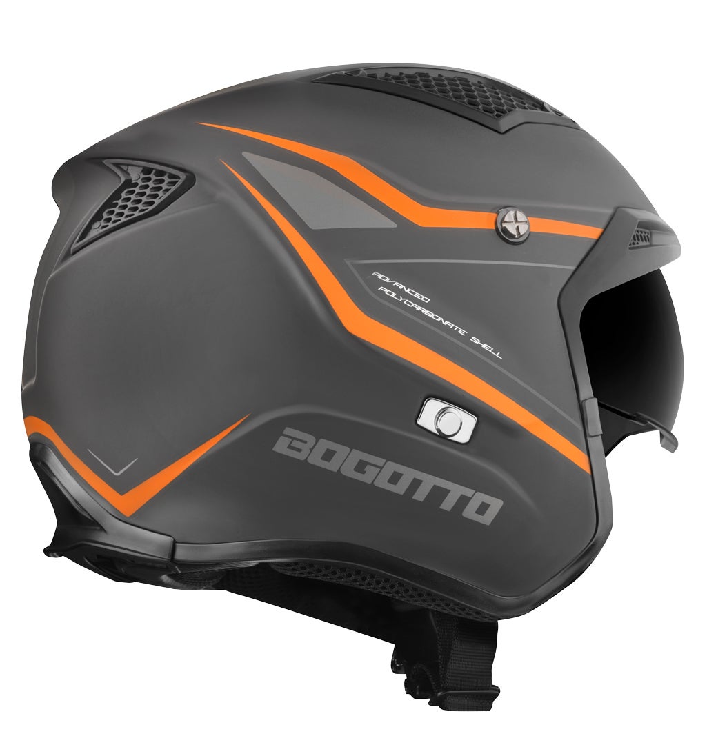 Bogotto Radic WN-ST Hjelm orange/sort L Figur 16