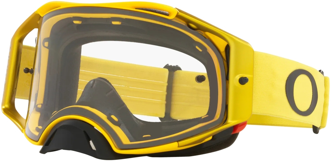 Oakley Airbrake Clear Ochelari de motocross galben/negru Figura 1