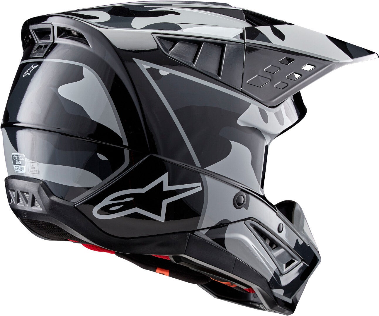 Alpinestars S-M5 Rover 2 2024 Motocross Helmet black/grey L (59/60) Figure 5