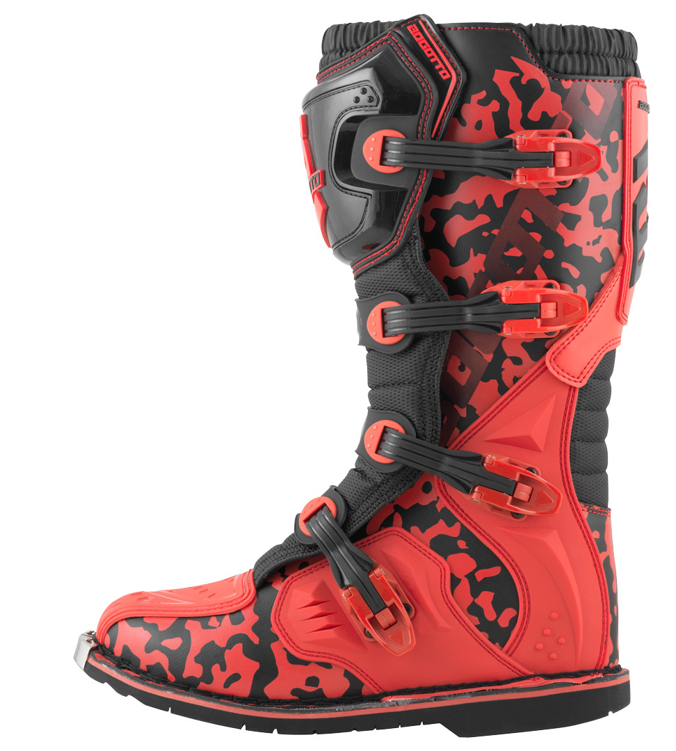 Bogotto MX-3 Camo Motokrosové boty červená/černá 45 Obrázek 2