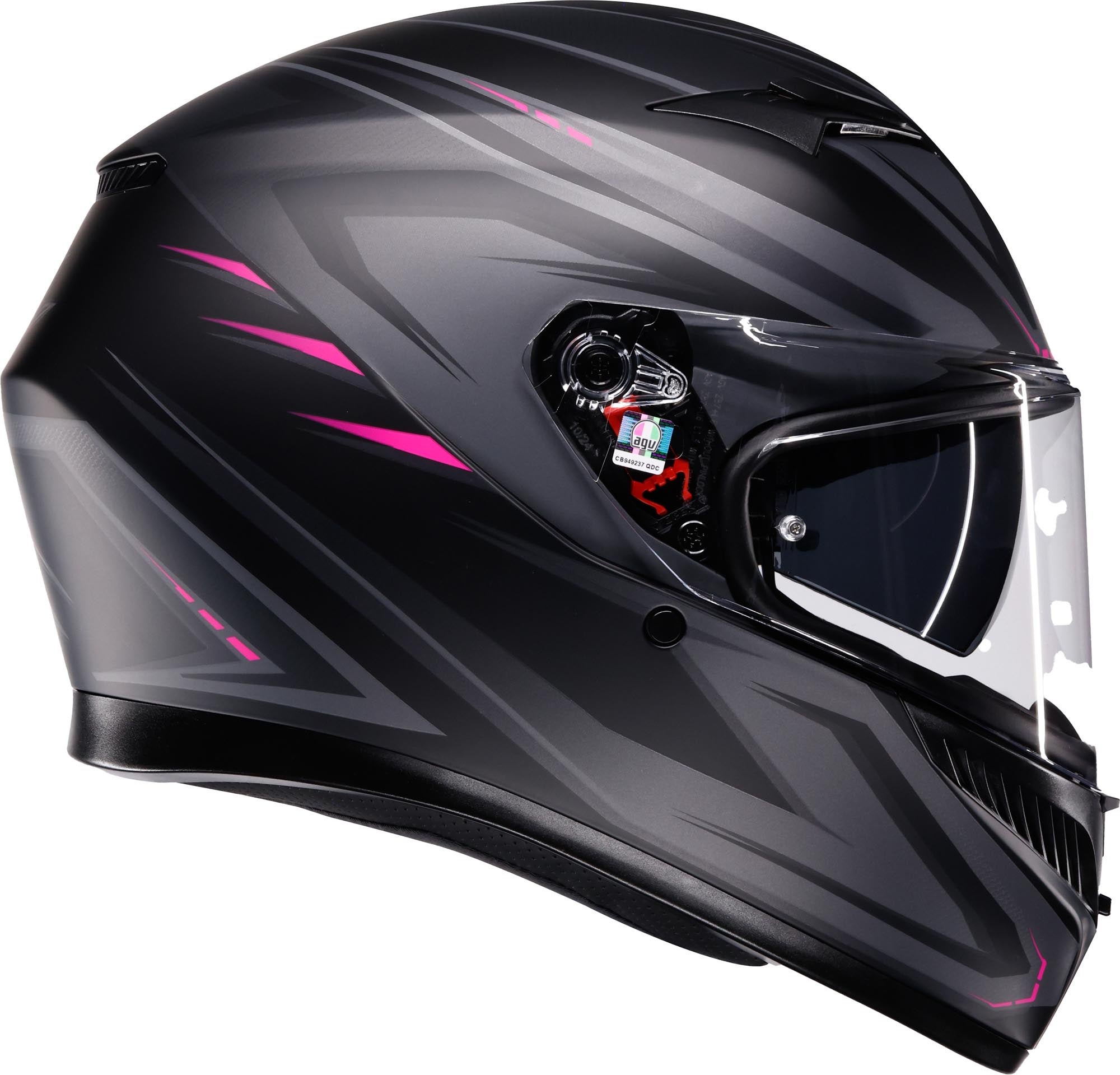 AGV K3 Syth Hjelm sort mat/pink S (55/56) Figur 3