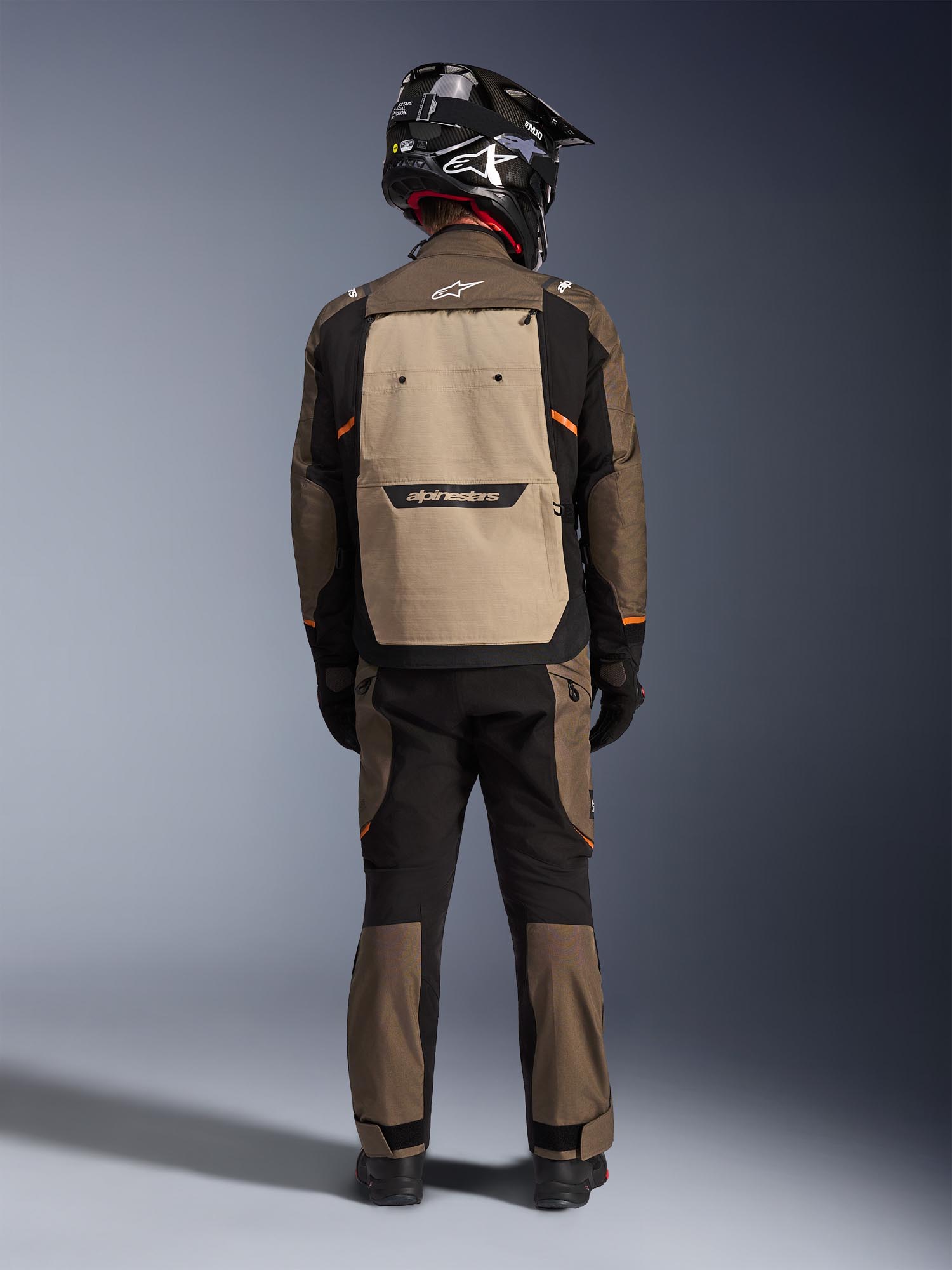 Alpinestars Cusco Drystar waterproof Motorcycle Textile Jacket brown/grey L Figure 12