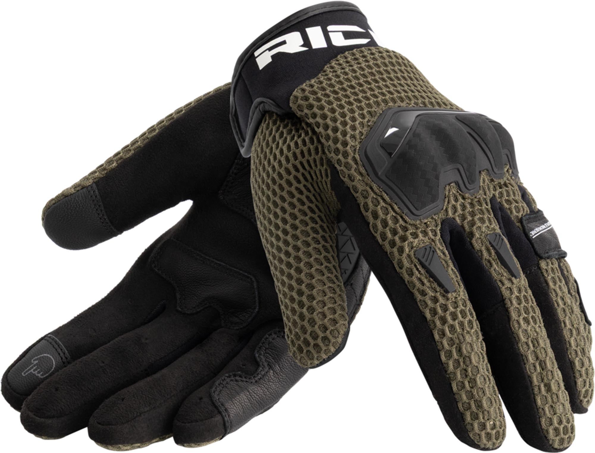 Richa Stradale AP-X Mesh Gants de moto Vert 2XL Figure 1