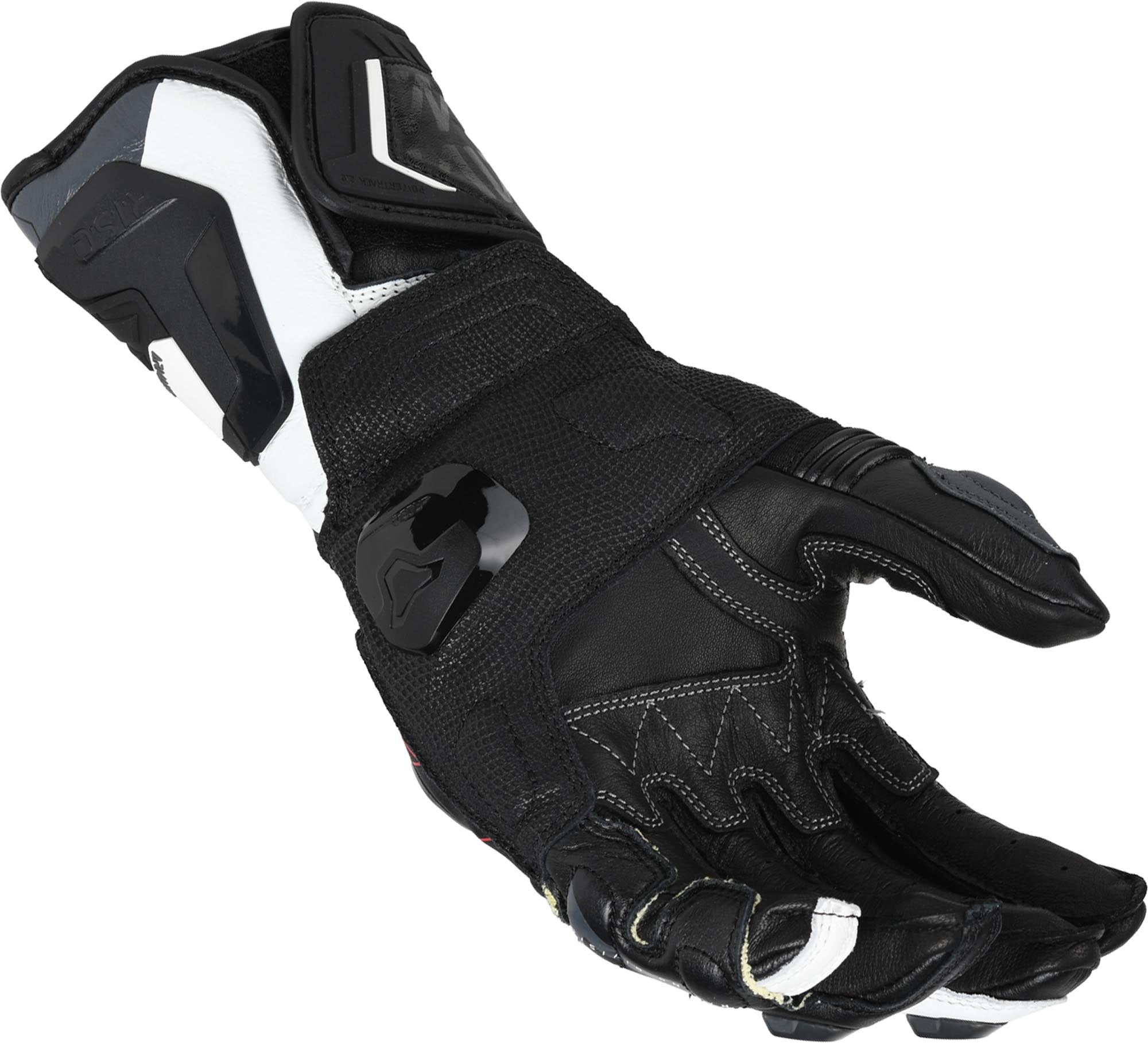 Macna Powertrack 2.5 Luvas de Motocicleta preto/branco XL Figura 2