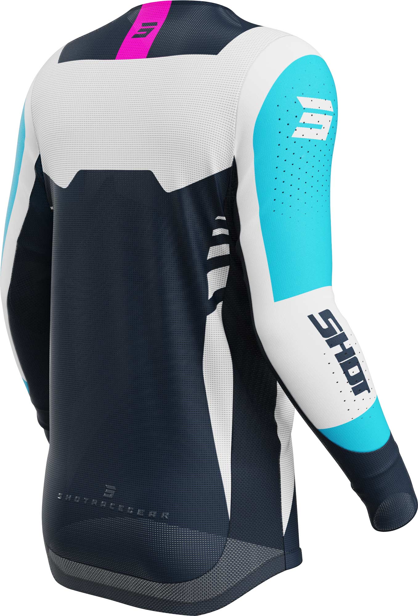 Shot Aerolite Sprint Motocross Jersey blau XL Abbildung 2