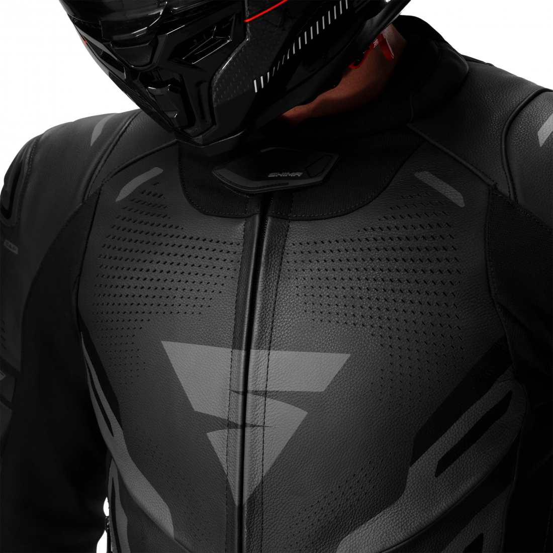 SHIMA Mission ST Veste en cuir moto noir 52 Figure 12